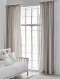 Gardin \'Sunshine\' 140x250 - Lys grå