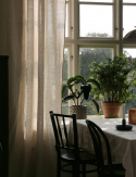 Gardin \'Sunshine\' 140x250 - Lys natur