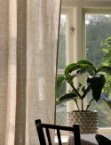 Gardin \'Sunshine\' 140x250 - Lys natur