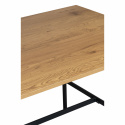 Spisebord \'Line\' - Eg/Sort 160x90cm