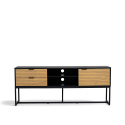 TV-b&aelig;nk \'Line\' - Eg/Sort