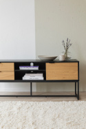 TV-bænk \'Line\' - Eg/Sort