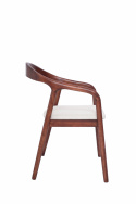 Armlænestol \'Aspa\' - Mørkebrun/Beige