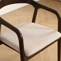 Armlænestol \'Aspa\' - Mørkebrun/Beige