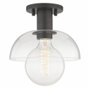 Loftlampe \'Glass Shade\' - Sort