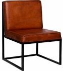 Lounge stol \'Perry\' - Brun