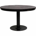 Spisebord \'Jack\' Rundt 120cm - Sort