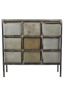 Skab med 9 skuffer \'Saga\' - Vintage/Patina