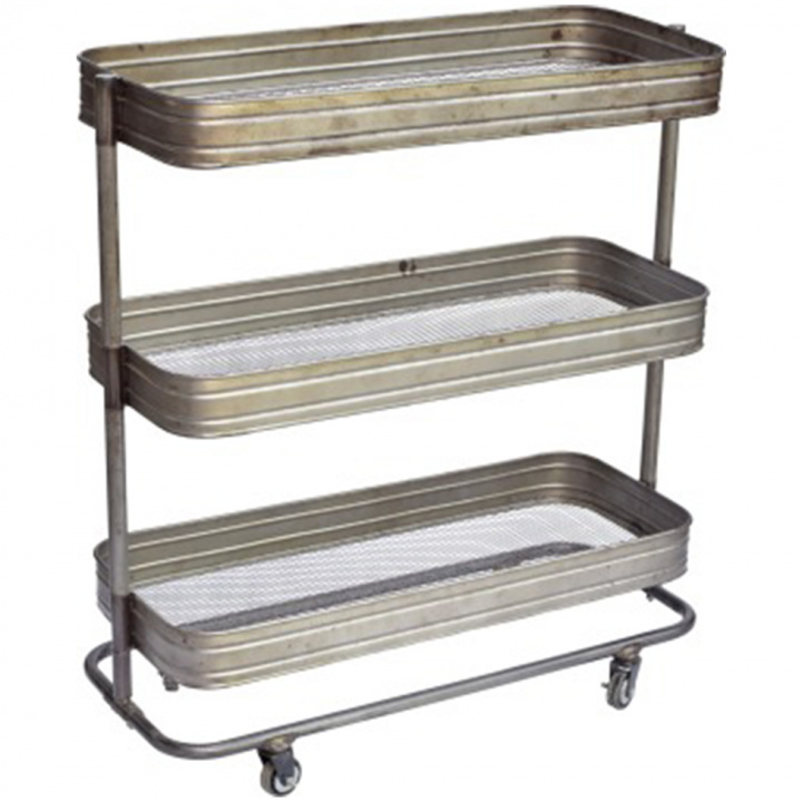 Rullebord \'Vega\' - Jern/Klarlak i gruppen Møbler / Bord / Serveringsvogne & Rulleborde hos Reforma (M070002G)