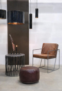 Loftlampe \'Jonah\' Cylinder L - Mørkeblå