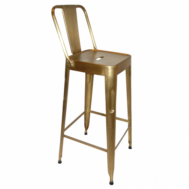Barstol \'Montmartre\' - Rustik guld i gruppen Møbler / Sidde møbler / Barstole hos Reforma (M110005G)
