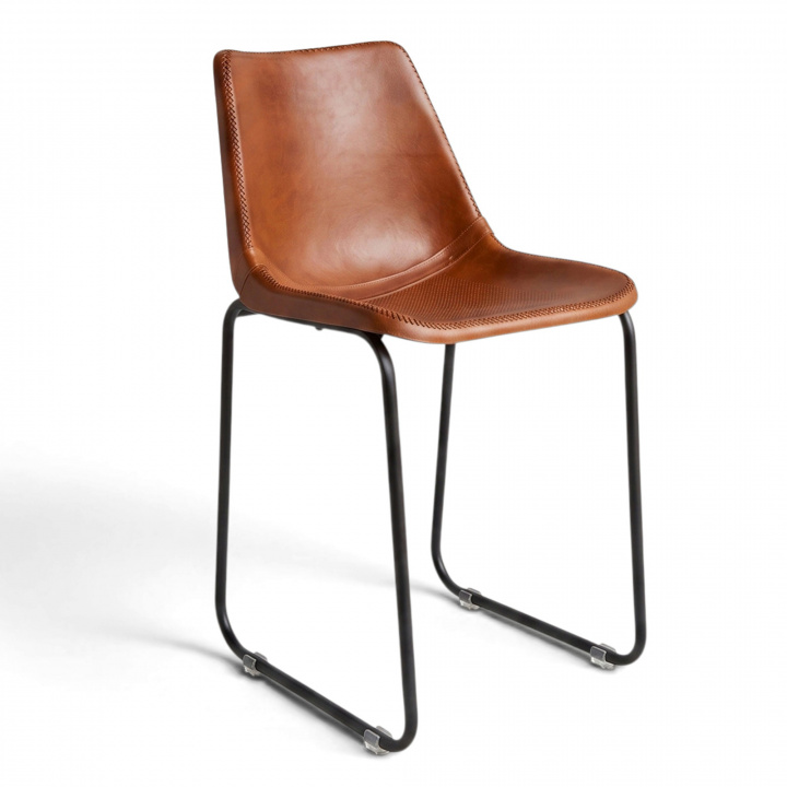 Loungestol Vintage - Læder/Jern i gruppen Møbler / Sidde møbler / Lænestole hos Reforma (MA0215)