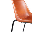 Loungestol Vintage - Læder/Jern