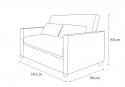 Sovesofa \'San Francisco\' - Hvid