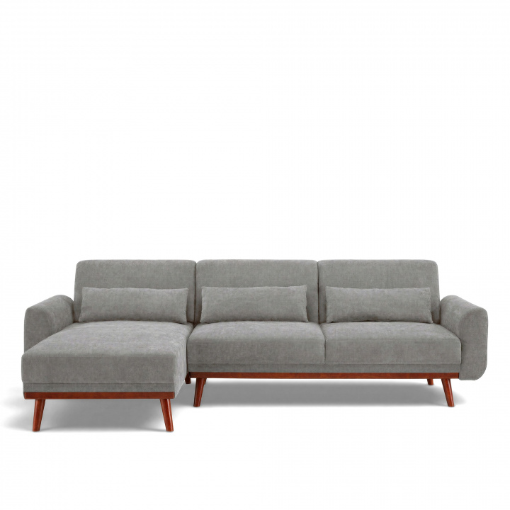 Sovesofa \'Texas\' - Lysgrå i gruppen Møbler / Sofaer / Sovesofaer hos Reforma (MLM-502580-lightgrey)