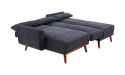 Sovesofa \'Texas\' - Mørkegrå