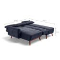 Sovesofa \'Texas\' - Mørkegrå