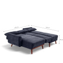 Sovesofa \'Texas\' - Mørkegrå