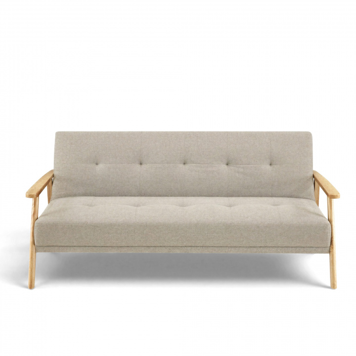 Sovesofa \'Klippan\' - Beige i gruppen Møbler / Sofaer / Sovesofaer hos Reforma (MLM-502650-beige)