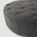 Puf \'Dimple\' Rundt 84cm - Grå