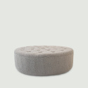 Puf \'Dimple\' Rundt 100cm - Grå