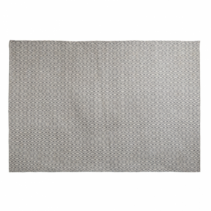 Tæppe \'Cozy Luxury\' 200x300cm - Grå/Hvid i gruppen Indretning / Tæpper / Genbrugte tæpper hos Reforma (Pet-Pattern-200x300)