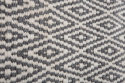 Tæppe \'Cozy Luxury\' 90x200cm - Grå/Hvid
