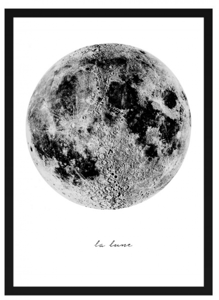 Plakat - \'La Lune\' i gruppen Indretning / Dekoration / Tavler & plakater hos Reforma (Poster_Lalune)