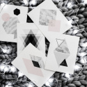 Plakat - \'Geometrisk x3\'