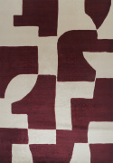 Tæppe \'Velenna\' 160x230 cm - Rød/Beige