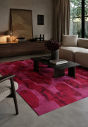 Tæppe \'Taliana\' 200x280cm - Lyserød/Rød