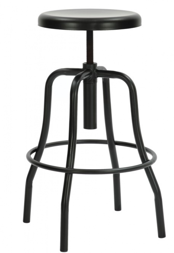 Barstol \'Forshaga\' - Sort i gruppen Møbler / Sidde møbler / Barstole hos Reforma (RS-02-M-black)