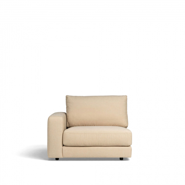 Modul \'Messina\' 104x110cm - Beige i gruppen Møbler / Sofaer / Modulsofaer hos Reforma (Rio-1-left-Fortis-02)