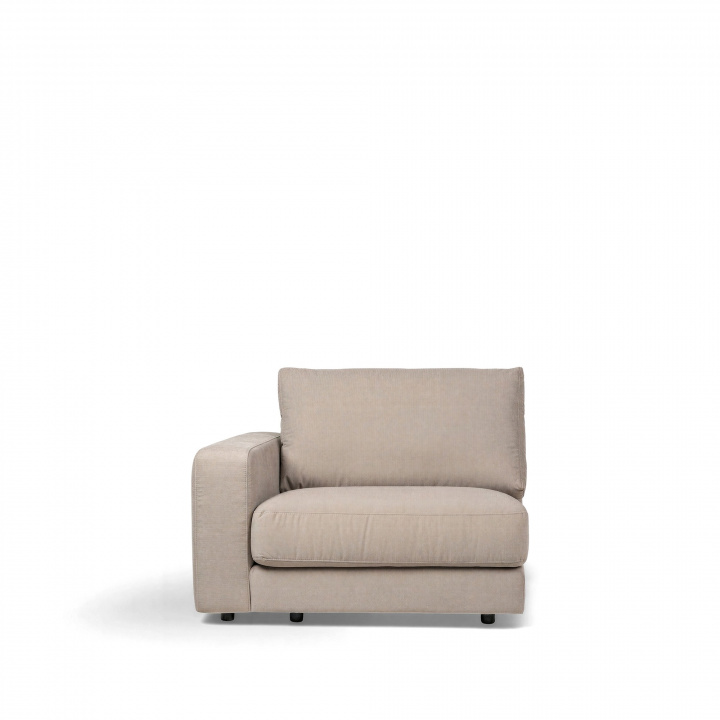 Modul \'Messina\' 104x110cm - Gr&aring; i gruppen Møbler / Sofaer / Modulsofaer hos Reforma (Rio-1-left-Fortis03)
