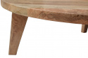 Sofabord Vintage Rundt 80cm - Natur