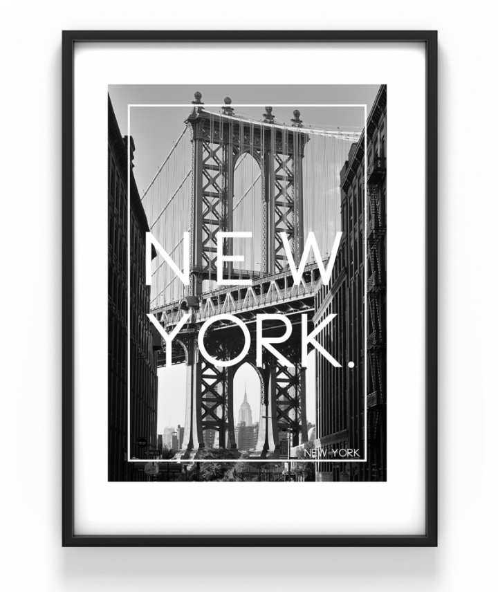 Plakat New York Foto 30x40cm i gruppen Indretning / Dekoration / Tavler & plakater hos Reforma (S20-30x40)