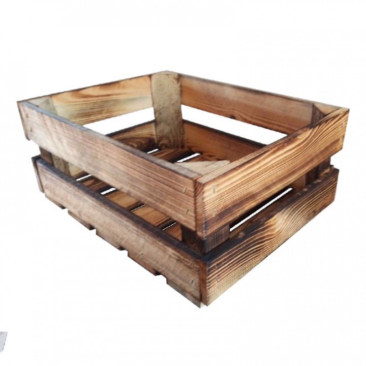 Trækasse \'Stråhatt\' - Træ i gruppen Møbler / Hylder & opbevaring / Kasser & Kurve hos Reforma (S9-wooden-C)