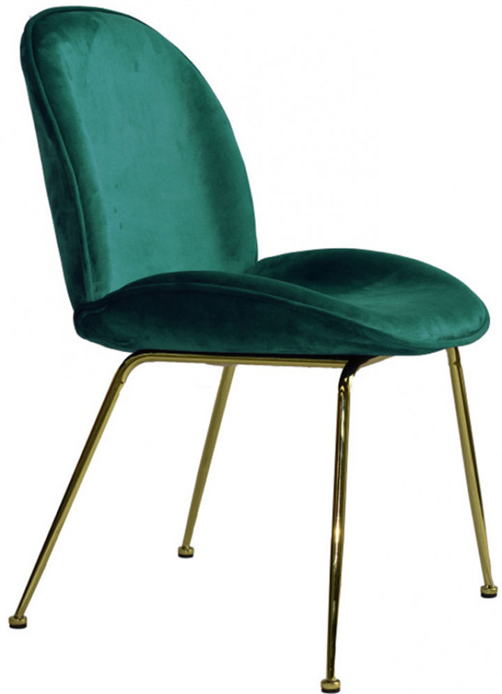Stol \'Lux\' - Grøn/Messing i gruppen Møbler / Sidde møbler / Stole hos Reforma (SC-263F-green)