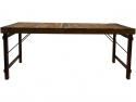Spisebord Vintage 180x90cm - Træ/Jern 