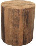 Rundt sidebord Vintage - Træ