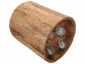 Rundt sidebord Vintage - Træ
