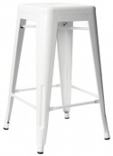 Puf \'Montmartre\' 65cm - Hvid