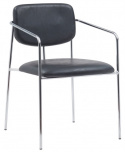 Karmstol \'Ebba\' - Sort/Sølv