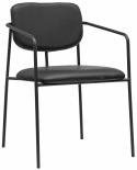 Karmstol \'Ebba\' - Sort