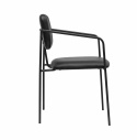 Karmstol \'Ebba\' - Sort