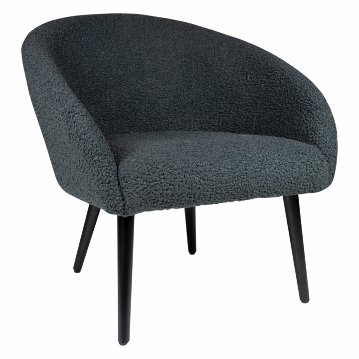 Fåtölj \'Puffy\' - Mørkegrå/Teddy i gruppen Møbler / Sidde møbler / Lænestole hos Reforma (T5002-grey)