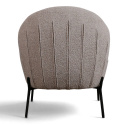 Fåtölj \'Gori\' - Beige/Bouclé