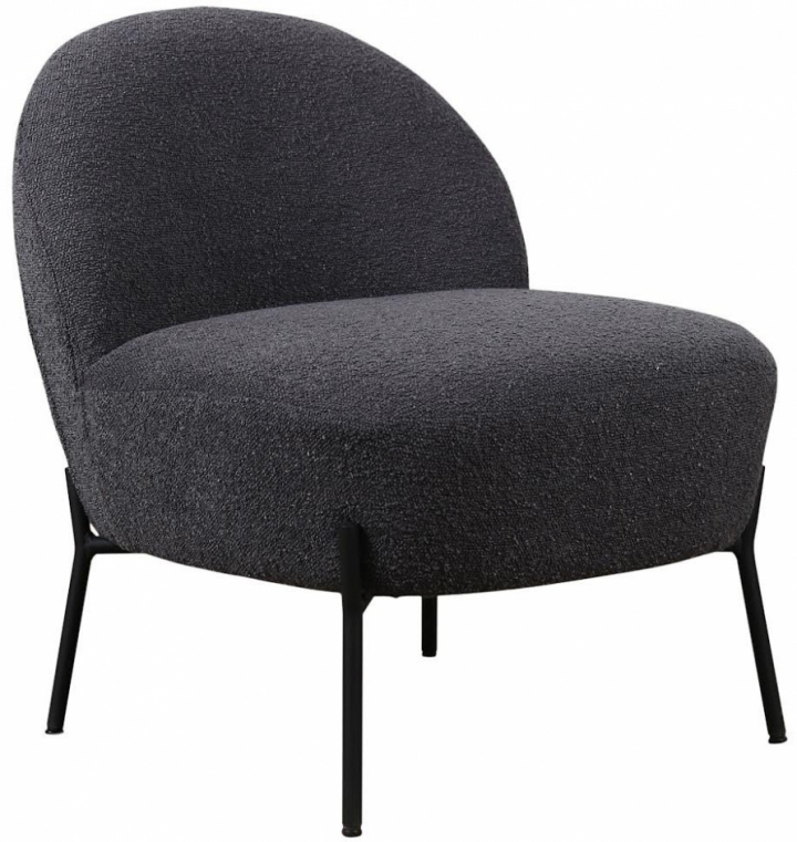 Fåtölj \'Gori\' - Mørkegrå/Bouclé i gruppen Møbler / Sidde møbler / Lænestole hos Reforma (T8044-boucle-dark-grey)