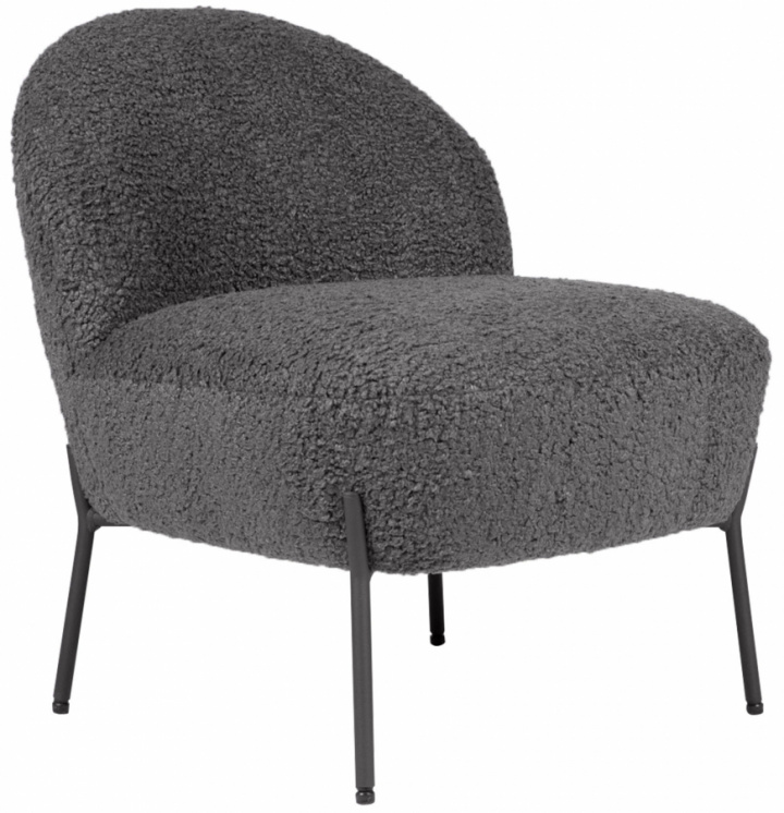 Fåtölj \'Gori\' - Mørkegrå/Teddy i gruppen Møbler / Sidde møbler / Lænestole hos Reforma (T8044-darkgrey)