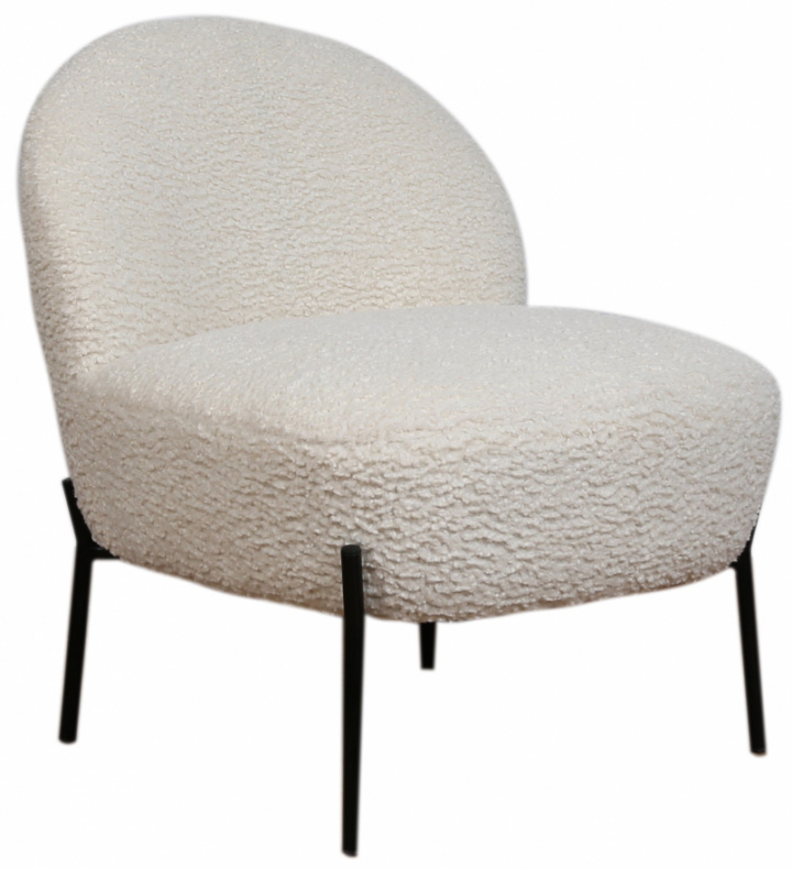 Lænestol \'Gori\' - Hvid/Teddy i gruppen Møbler / Sidde møbler / Lænestole hos Reforma (T8044-white)